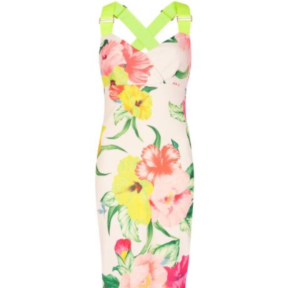 Ted Baker Floral Midi Dress - Picture 4 of 5